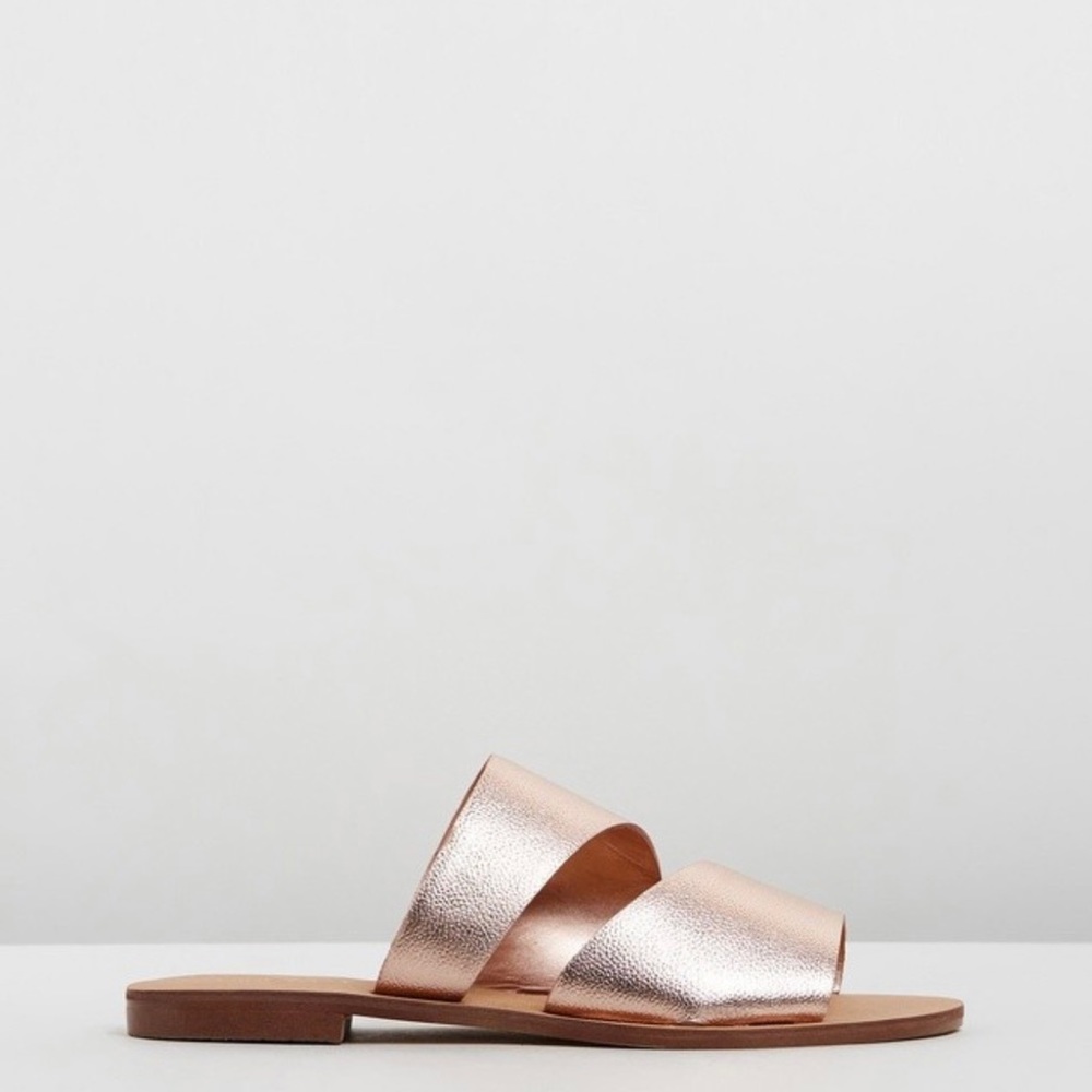 Nine West Rose Gold Sandals, Brand New